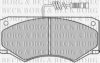 BORG & BECK BBP1153 Brake Pad Set, disc brake